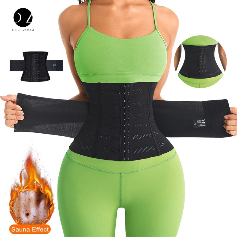 Shapewear Bodysuit Firm - Shapewear sabuk korset wanita, pelatih pinggang