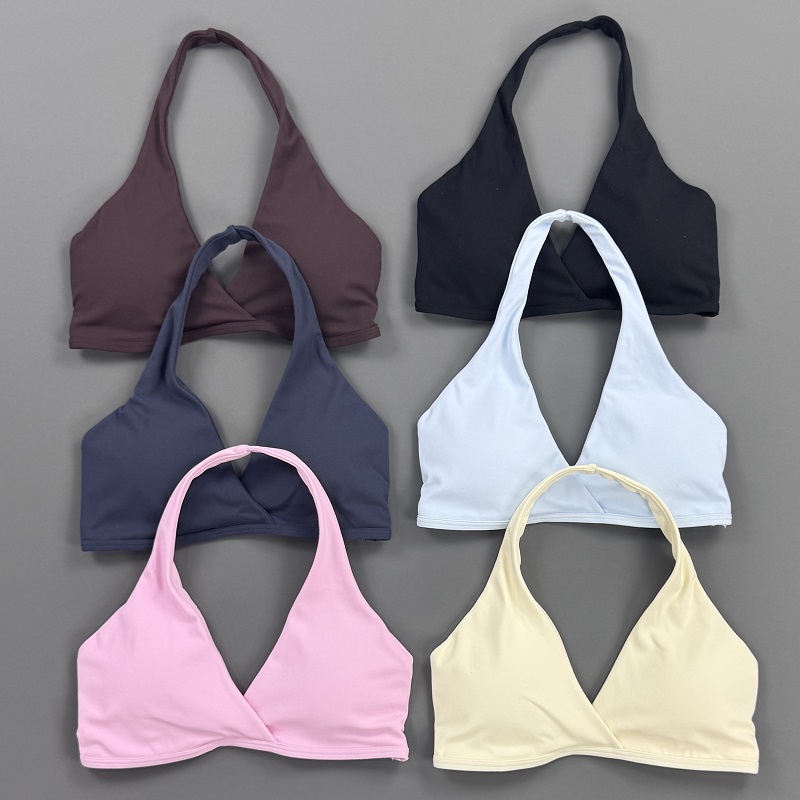 Sports Bra High Impact - Atasan Gym Wanita Halter Neck Sports