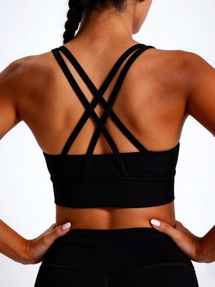 Sport Bra Wanita Warna Solid,  - Sports Bra High Impact ulasan dan harga