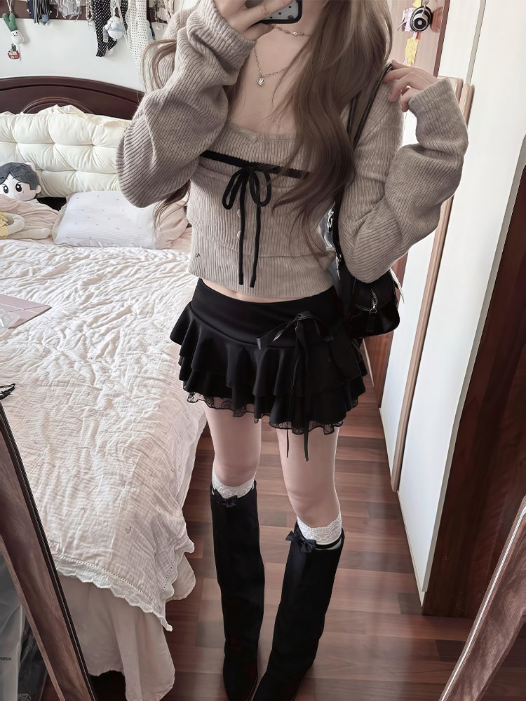 Set 3 Potong Pakaian Wanita Ga - Cami Top Lace ulasan dan harga