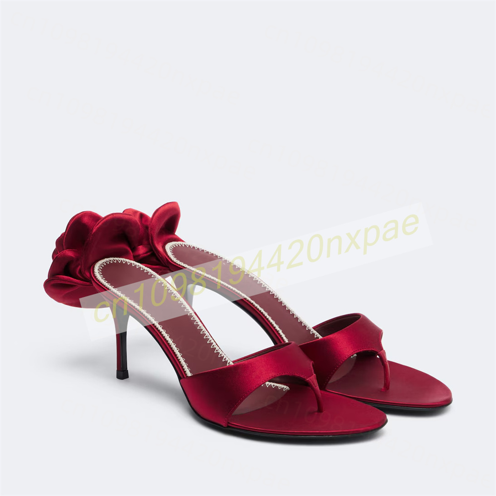 Sandal Wanita Model Thong Mule - Slip Dress Satin ulasan dan harga