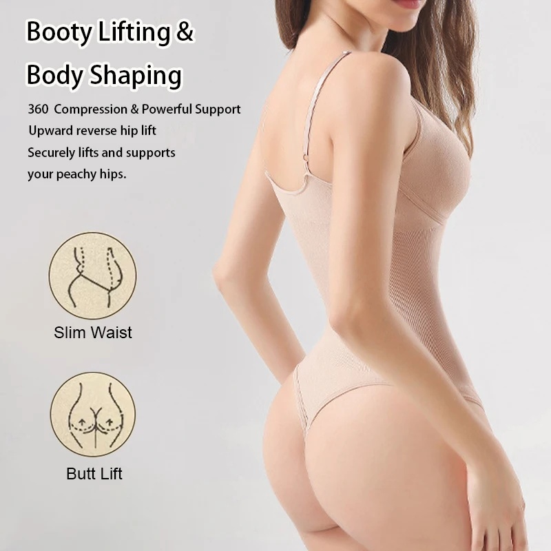 Bodysuit Wanita Tanpa Punggung - Shapewear Bodysuit Firm ulasan dan harga