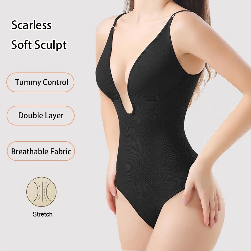 Bodysuit Wanita Tanpa Punggung - Shapewear Bodysuit Firm ulasan dan harga