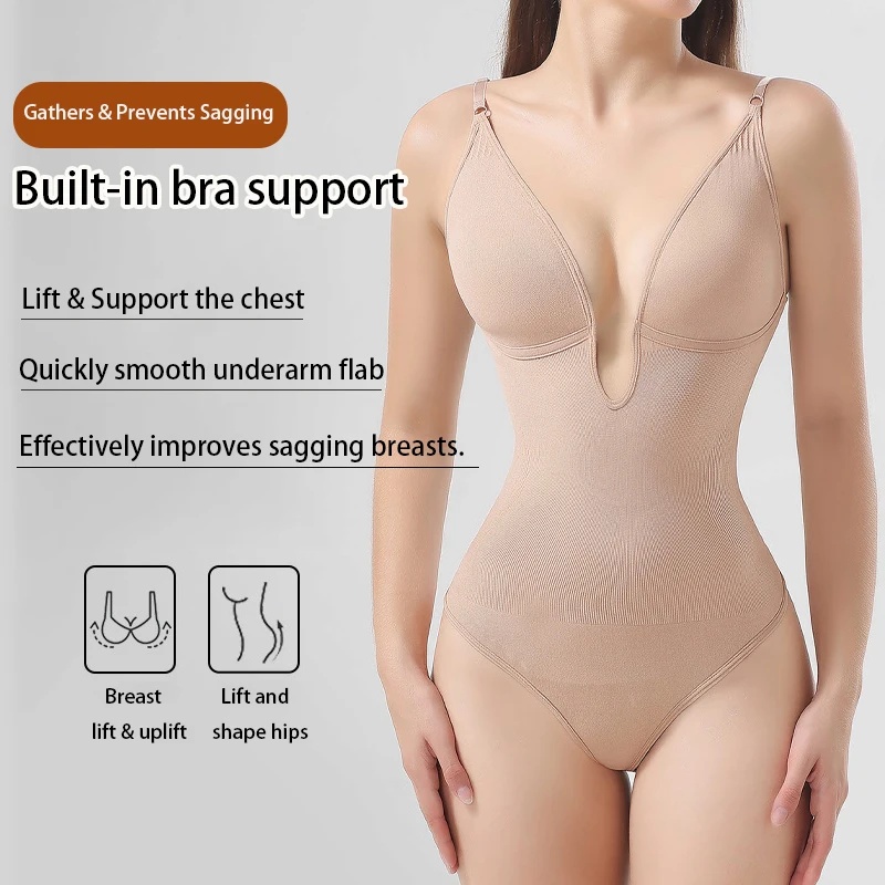 Bodysuit Wanita Tanpa Punggung - Shapewear Bodysuit Firm ulasan dan harga
