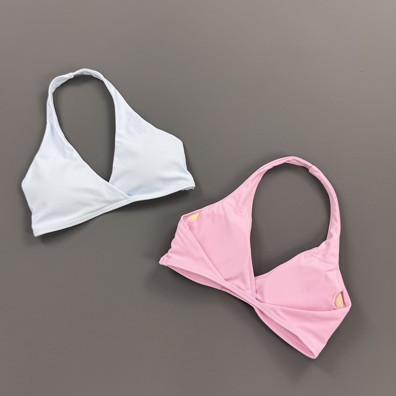Atasan Gym Wanita Halter Neck  - Sports Bra High Impact ulasan dan harga